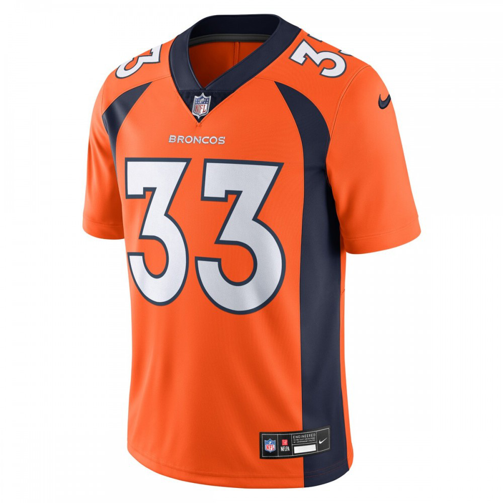 Javonte Williams Denver Broncos Nike Vapor Untouchable Limited Jersey - Orange-GridironStore